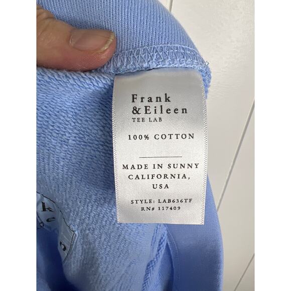 Frank & Eileen Eamon Triple Fleece Sweatpants in Blue Size Large NWOT/Defect - Picture 7 of 8